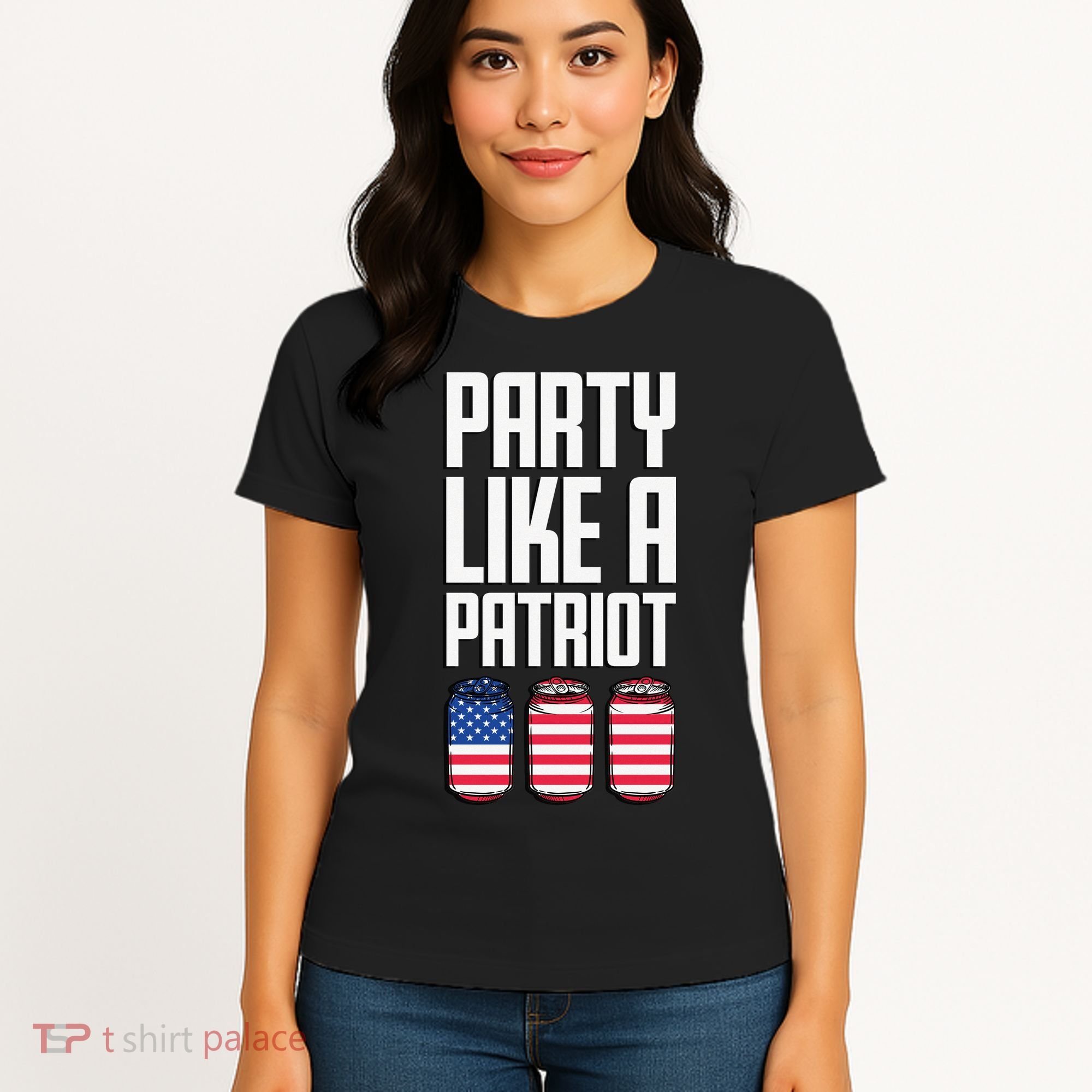 Party Like A Patriot USA Women's T-Shirt