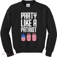 Party Like A Patriot USA Kids Sweatshirt thumb 0