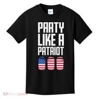 Party Like A Patriot USA Kids T-Shirt thumb 0
