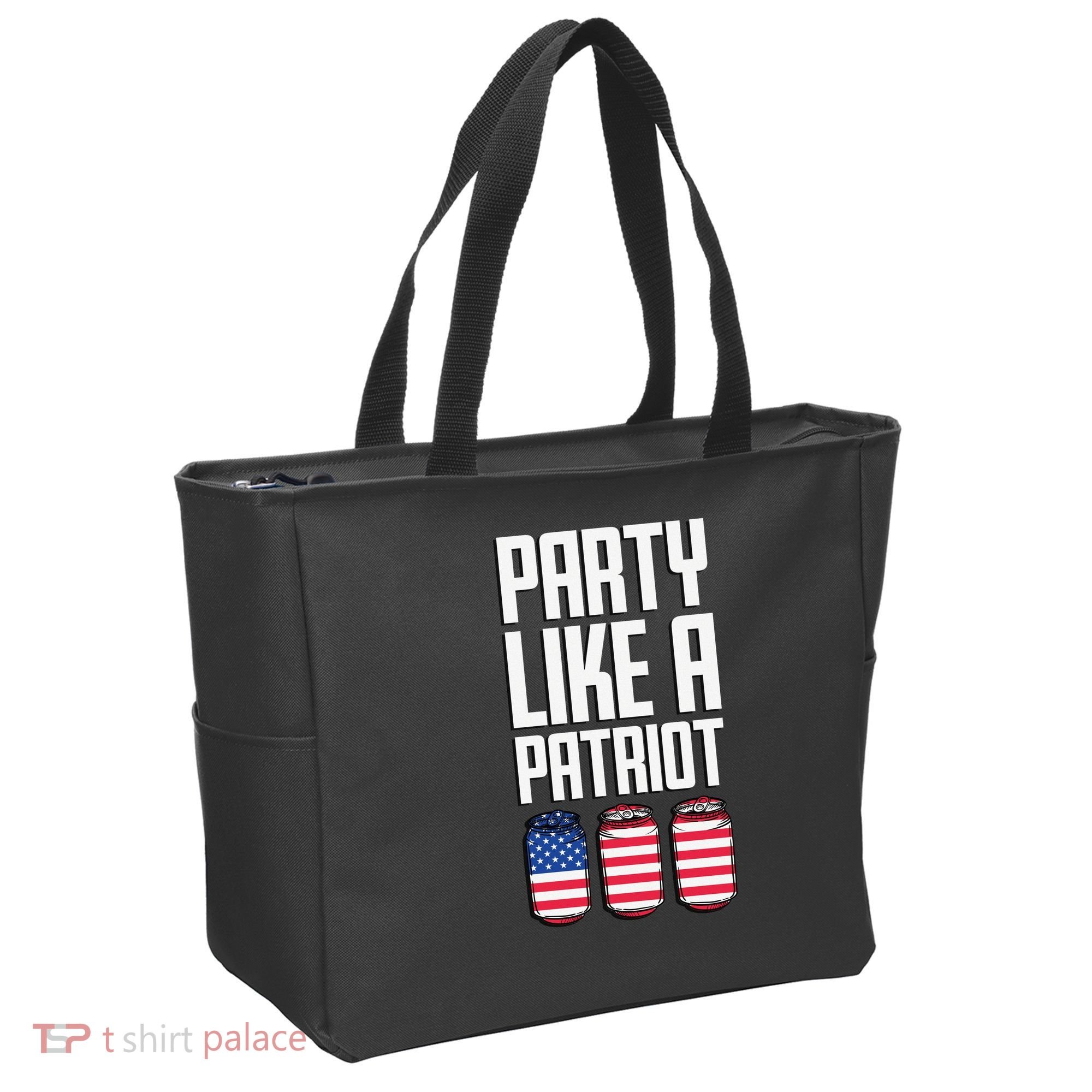Party Like A Patriot USA Tote Bag