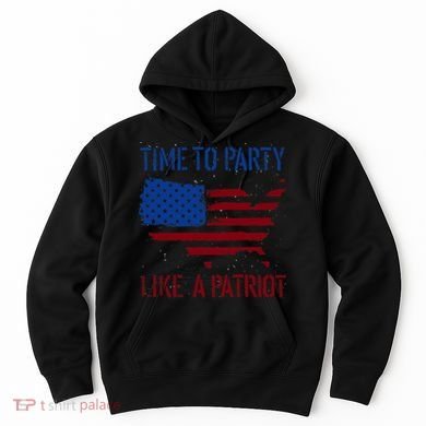 Party Like A Patriot USA Pride Hoodie