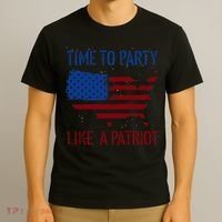 Party Like A Patriot USA Pride T-Shirt thumb 3