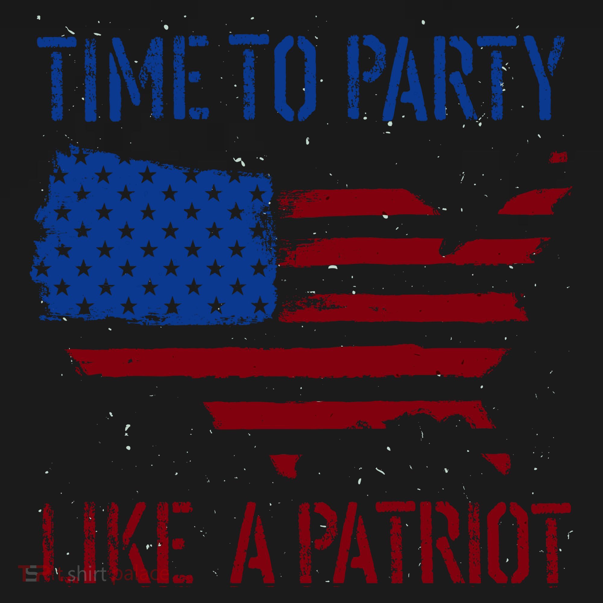 Party Like A Patriot USA Pride T-Shirt