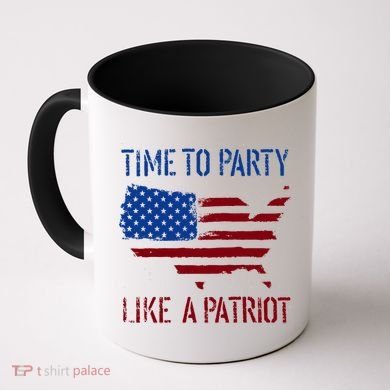 Party Like A Patriot USA Pride Coffee Mug