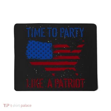 Party Like A Patriot USA Pride Mousepad