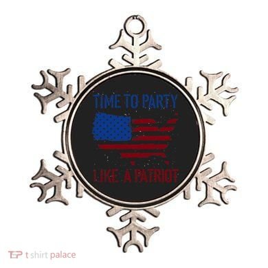 Party Like A Patriot USA Pride Ornament