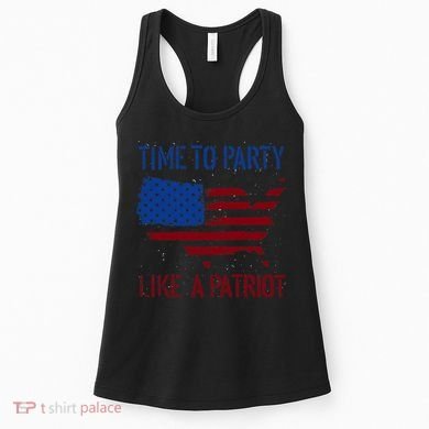 Party Like A Patriot USA Pride Women's Tank Top