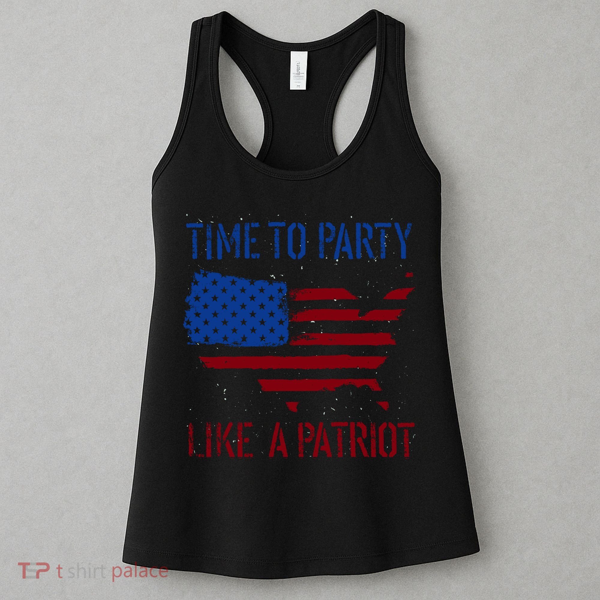 Party Like A Patriot USA Pride Women's Tank Top