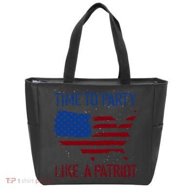 Party Like A Patriot USA Pride Tote Bag