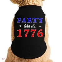 Party Like It's 1776 Doggie Tank thumb 0