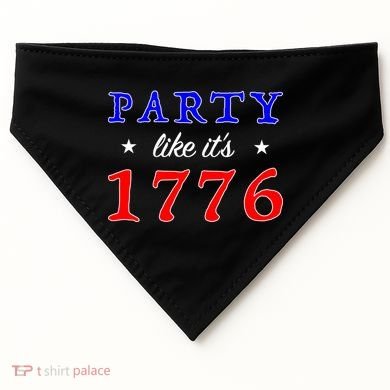 Party Like It's 1776 USA-Made Doggie Bandana