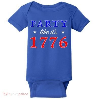 Party Like It's 1776 Baby Bodysuit