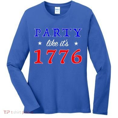 Party Like It's 1776 Women's Long Sleeve Shirt