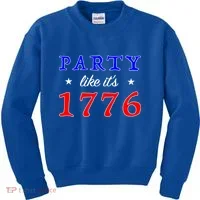 Party Like It's 1776 Kids Sweatshirt thumb 0