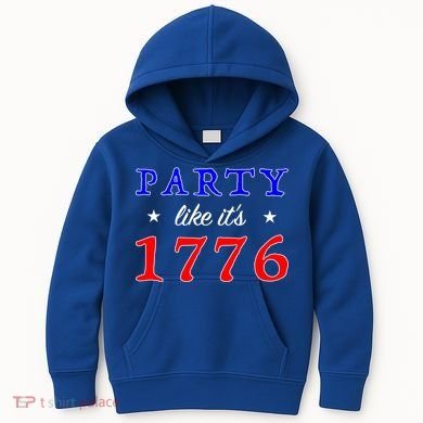 Party Like It's 1776 Kids Hoodie
