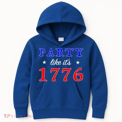 Party Like It's 1776 Kids Hoodie