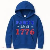 Party Like It's 1776 Kids Hoodie thumb 0