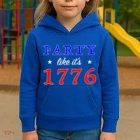Party Like It's 1776 Kids Hoodie thumb 3