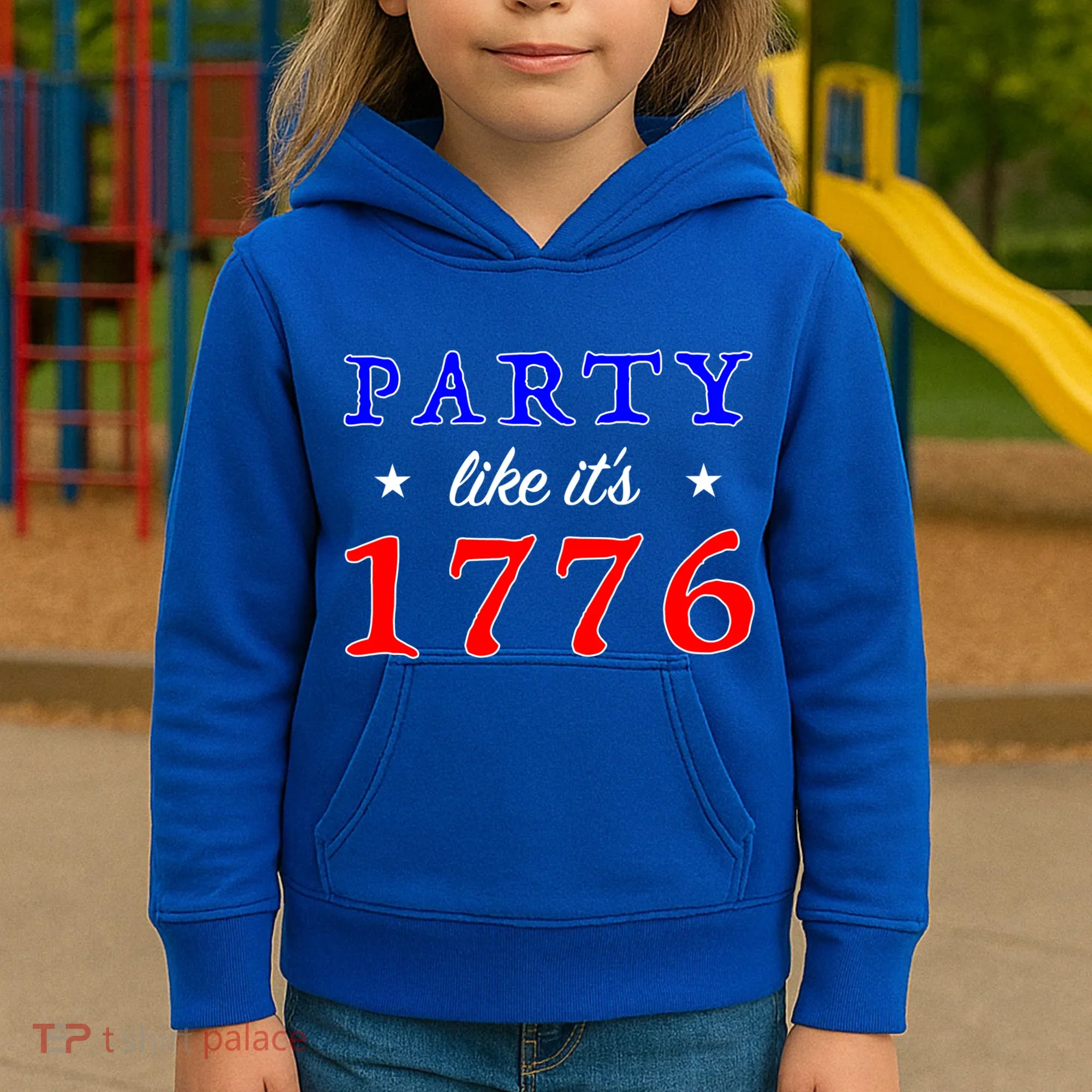 Party Like It's 1776 Kids Hoodie