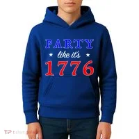 Party Like It's 1776 Kids Hoodie thumb 4