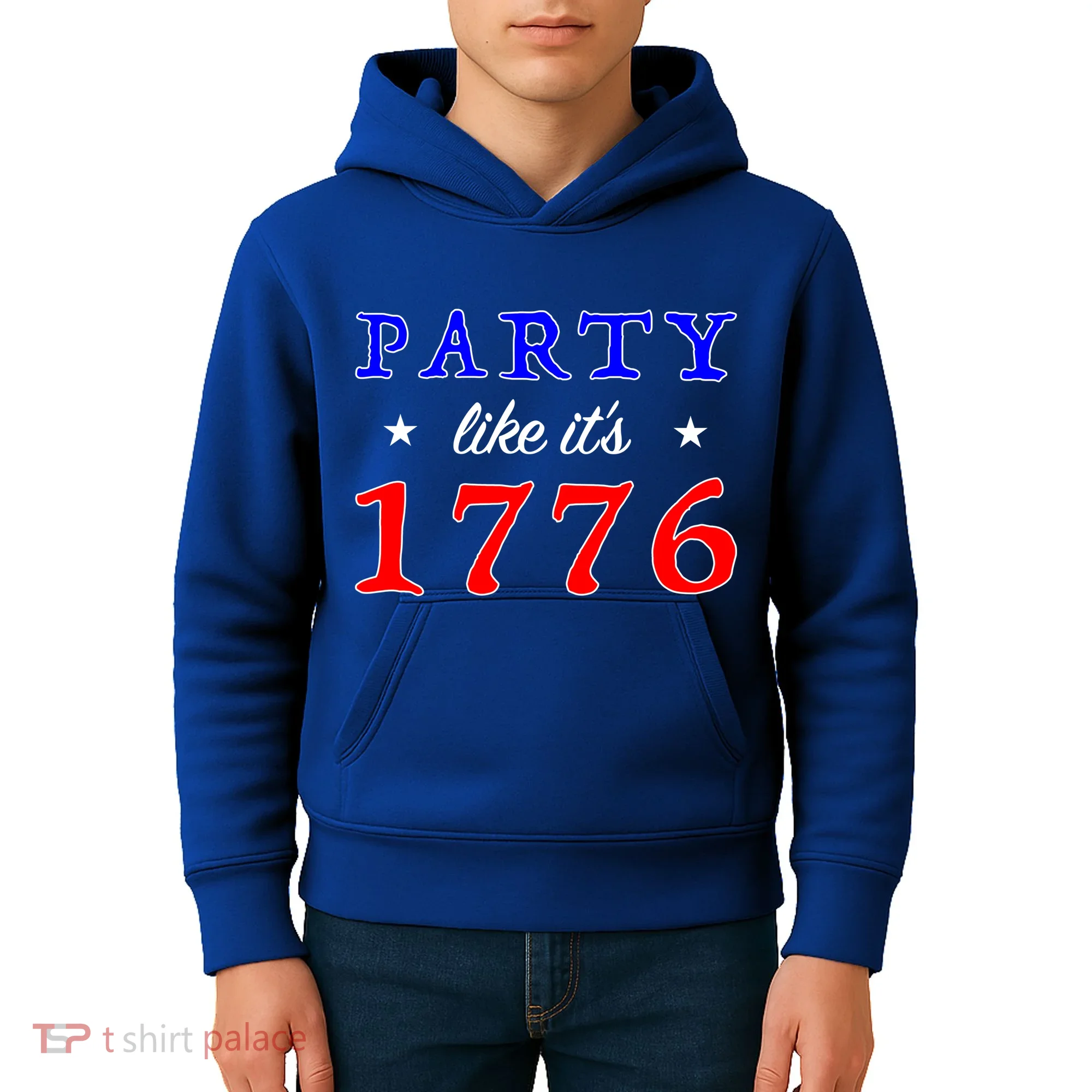 Party Like It's 1776 Kids Hoodie