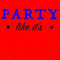 Party Like It's 1776 Santa Hat thumb 1