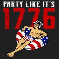 Party Like It's 1776 Patriotic George Washington Women's Sweatshirt thumb 2