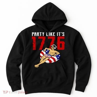 Party Like It's 1776 Patriotic George Washington Hoodie