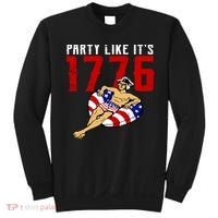 Party Like It's 1776 Patriotic George Washington Sweatshirt thumb 0