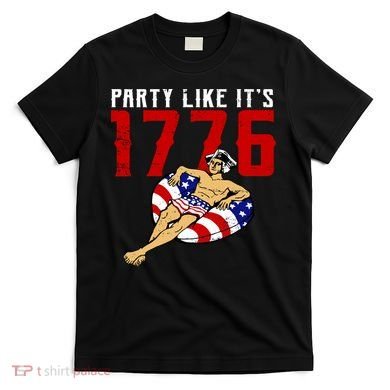Party Like It's 1776 Patriotic George Washington T-Shirt