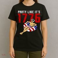 Party Like It's 1776 Patriotic George Washington T-Shirt thumb 4