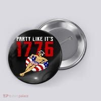 Party Like It's 1776 Patriotic George Washington Button thumb 0