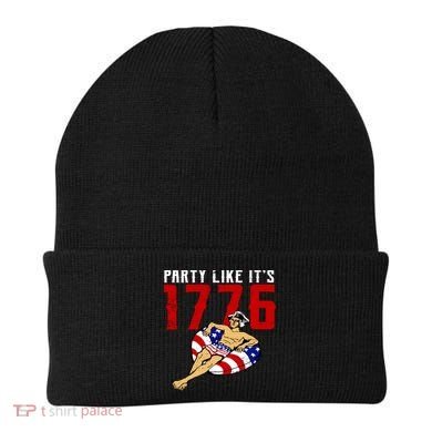 Party Like It's 1776 Patriotic George Washington Beanie