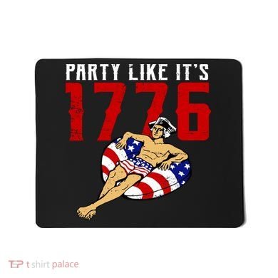 Party Like It's 1776 Patriotic George Washington Mousepad