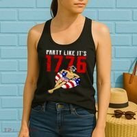 Party Like It's 1776 Patriotic George Washington Women's Tank Top thumb 2