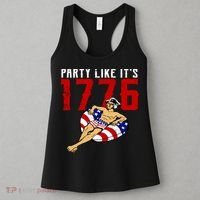 Party Like It's 1776 Patriotic George Washington Women's Tank Top thumb 3