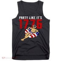 Party Like It's 1776 Patriotic George Washington Tank Top thumb 0