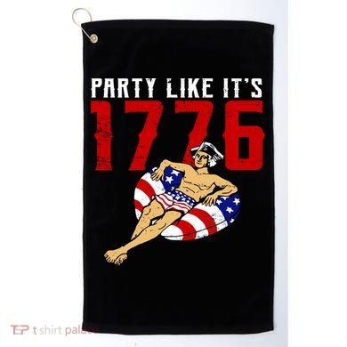 Party Like It's 1776 Patriotic George Washington Golf Towel