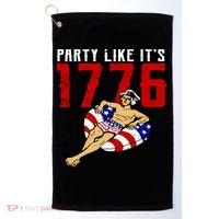 Party Like It's 1776 Patriotic George Washington Golf Towel thumb 0