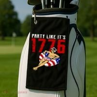 Party Like It's 1776 Patriotic George Washington Golf Towel thumb 2