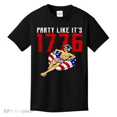 Party Like It's 1776 Patriotic George Washington Kids T-Shirt