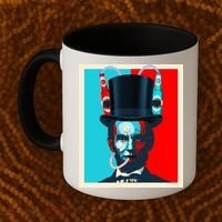 Party With Abe - Abraham Lincoln Drinking Beer Coffee Mug thumb 2