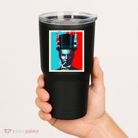 Party With Abe - Abraham Lincoln Drinking Beer Tumbler thumb 2