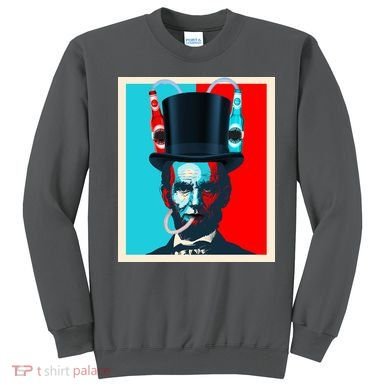 Party With Abe - Abraham Lincoln Drinking Beer Sweatshirt