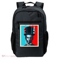 Party With Abe - Abraham Lincoln Drinking Beer Backpack thumb 0