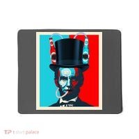 Party With Abe - Abraham Lincoln Drinking Beer Mousepad thumb 0