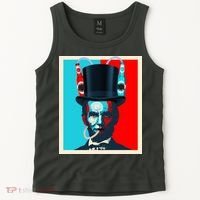Party With Abe - Abraham Lincoln Drinking Beer Tank Top thumb 2