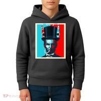 Party With Abe - Abraham Lincoln Drinking Beer Kids Hoodie thumb 4