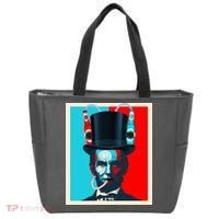 Party With Abe - Abraham Lincoln Drinking Beer Tote Bag thumb 0
