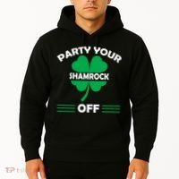 Party Your Shamrock Off Funny Irish Hoodie thumb 2